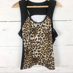 Fit In Active Wear Leopard Top